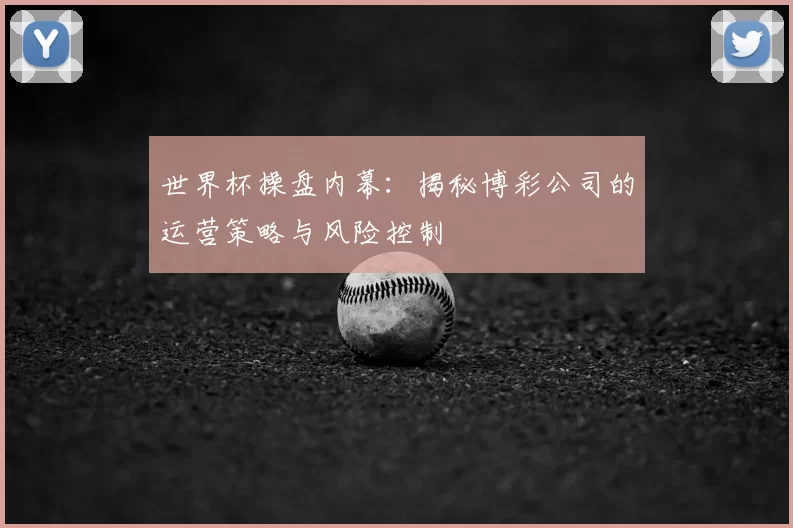 世界杯操盘内幕：揭秘博彩公司的运营策略与风险控制