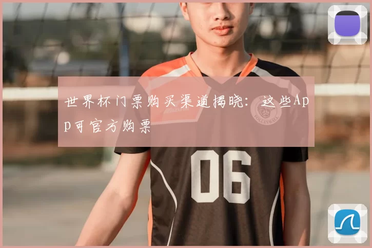 世界杯门票购买渠道揭晓：这些App可官方购票